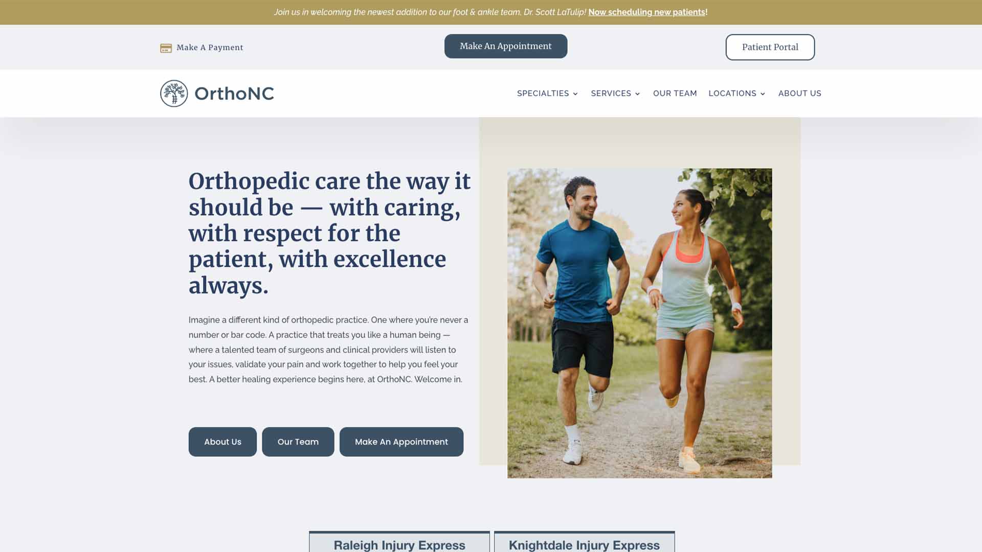 "OrthoNC Case Study" Featured Image